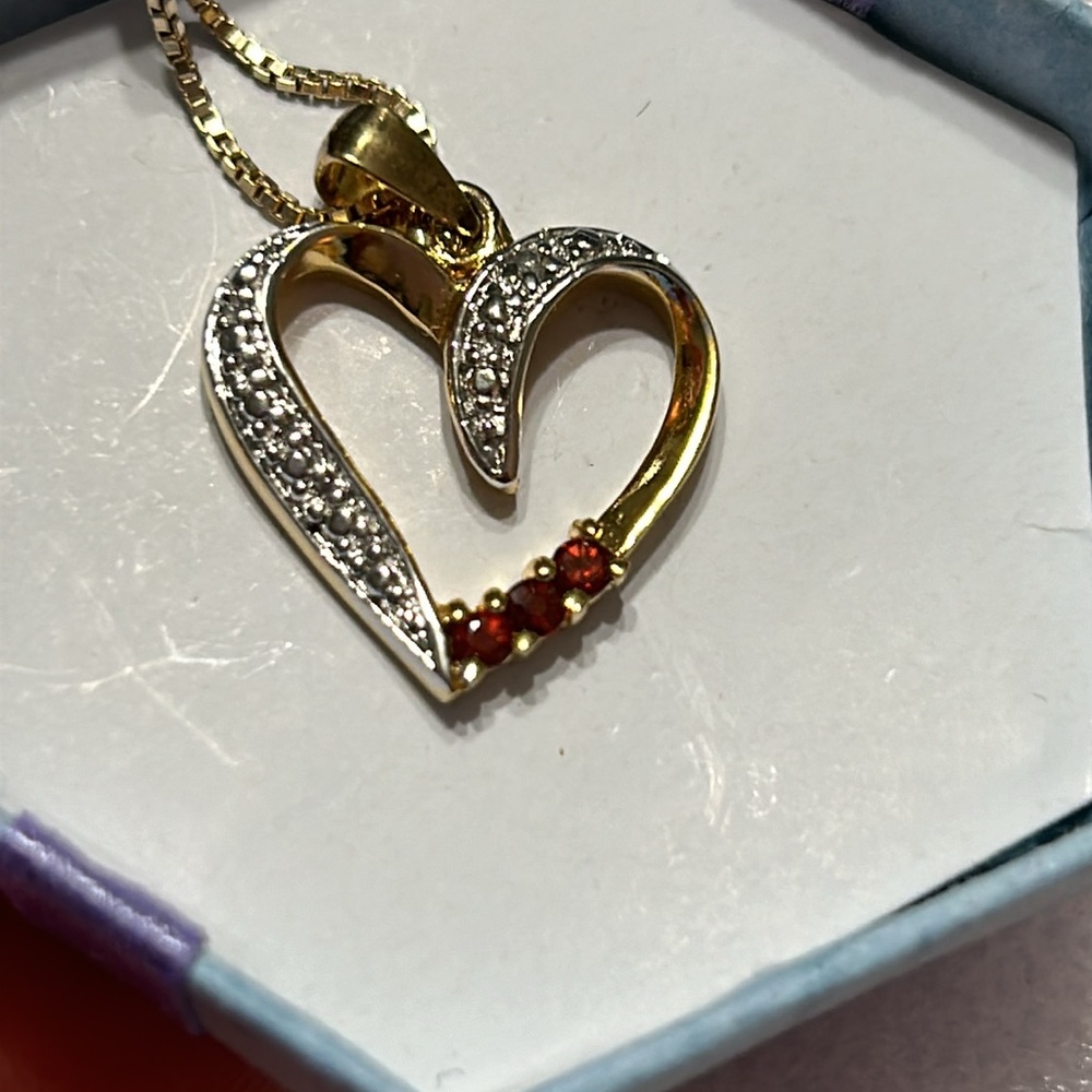 Sterling Silver Gold Plated Necklace